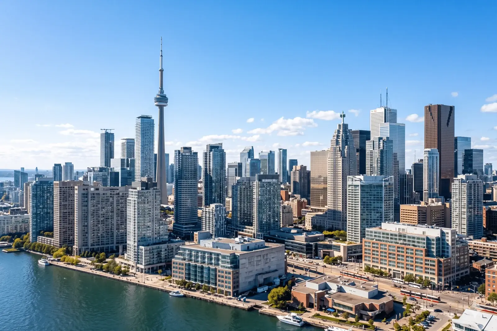 toronto business district skyline